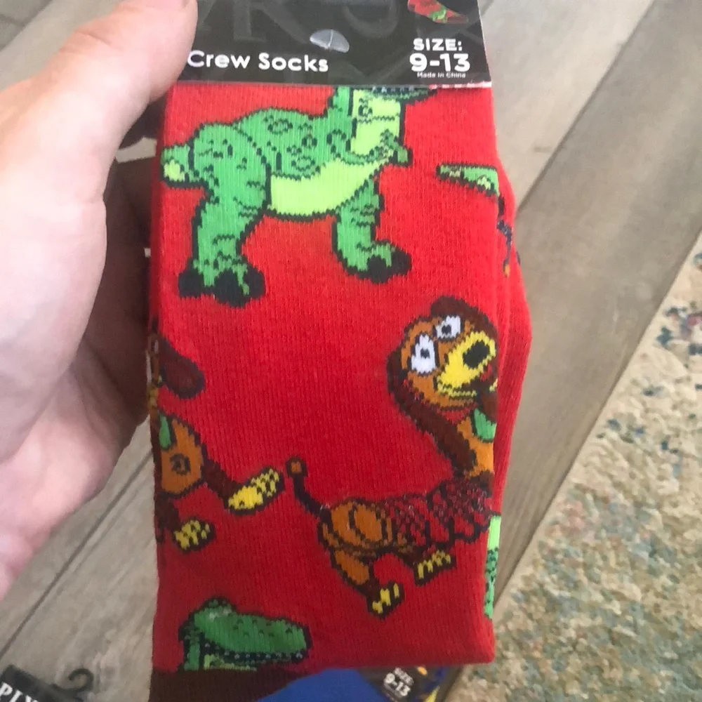 Disney Toy Story Character Socks Bundle